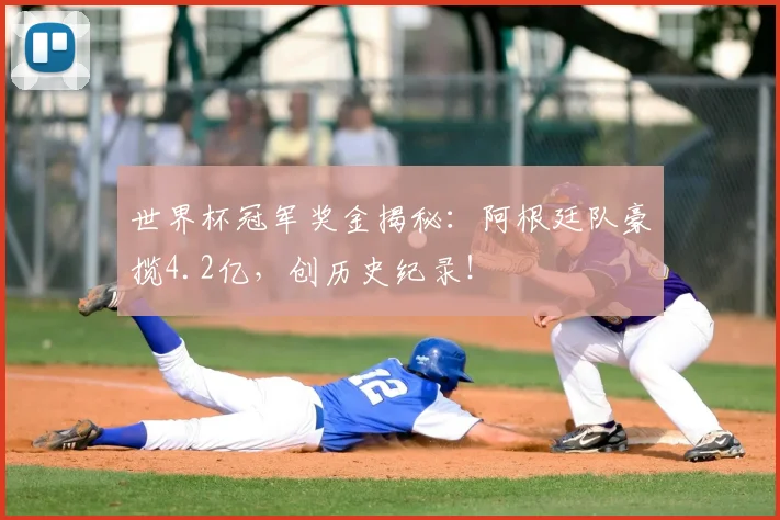 世界杯冠军奖金揭秘：阿根廷队豪揽4.2亿，创历史纪录！